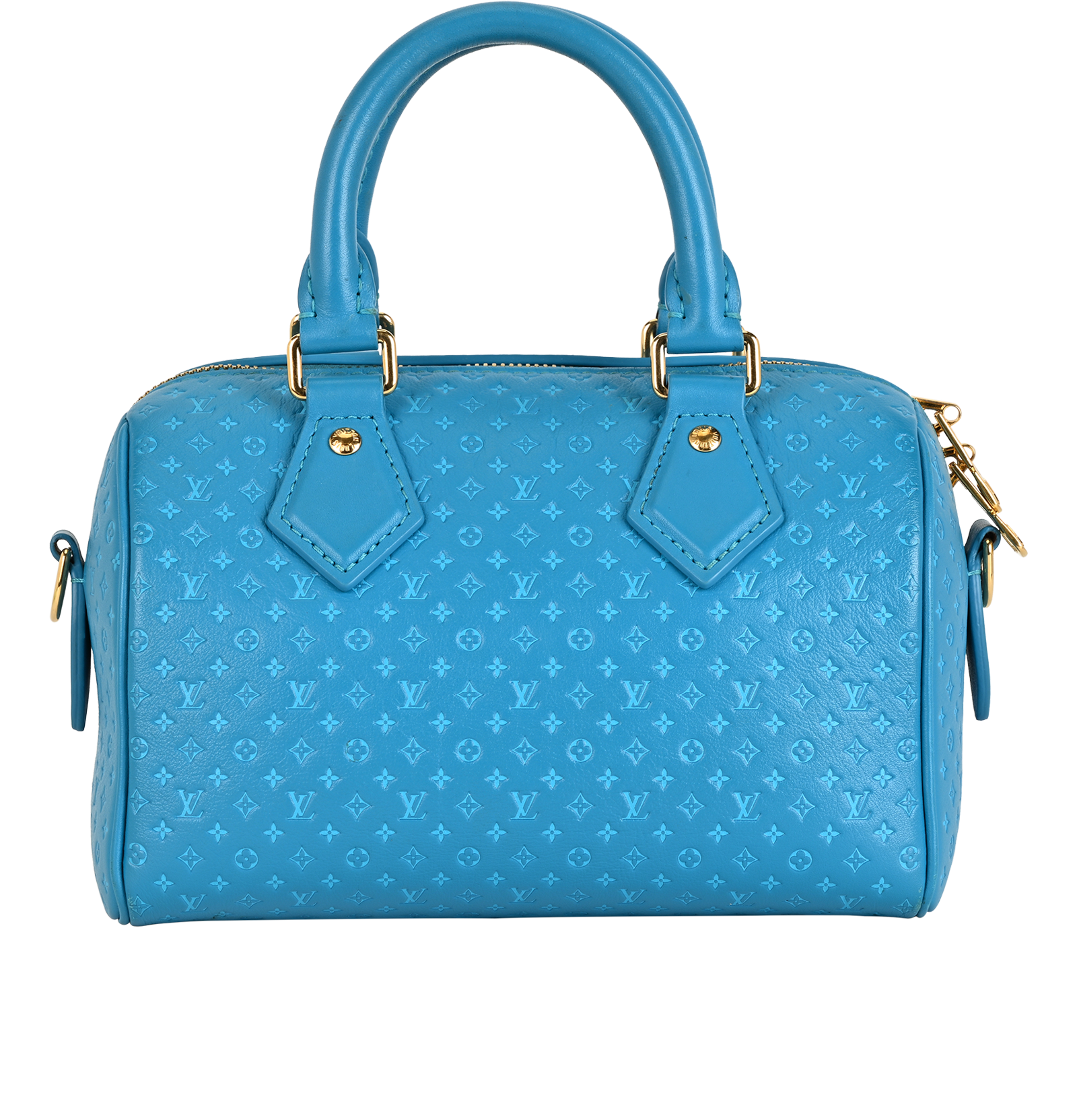 Speedy 20 Bandouliere, &pound;1,400, Handbags, Blue, Leather, Back view